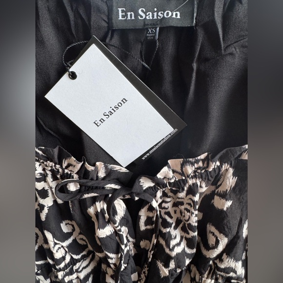 En Saison Mini Dress SunDress Party Events Festive Size XS NWT - Picture 3 of 11